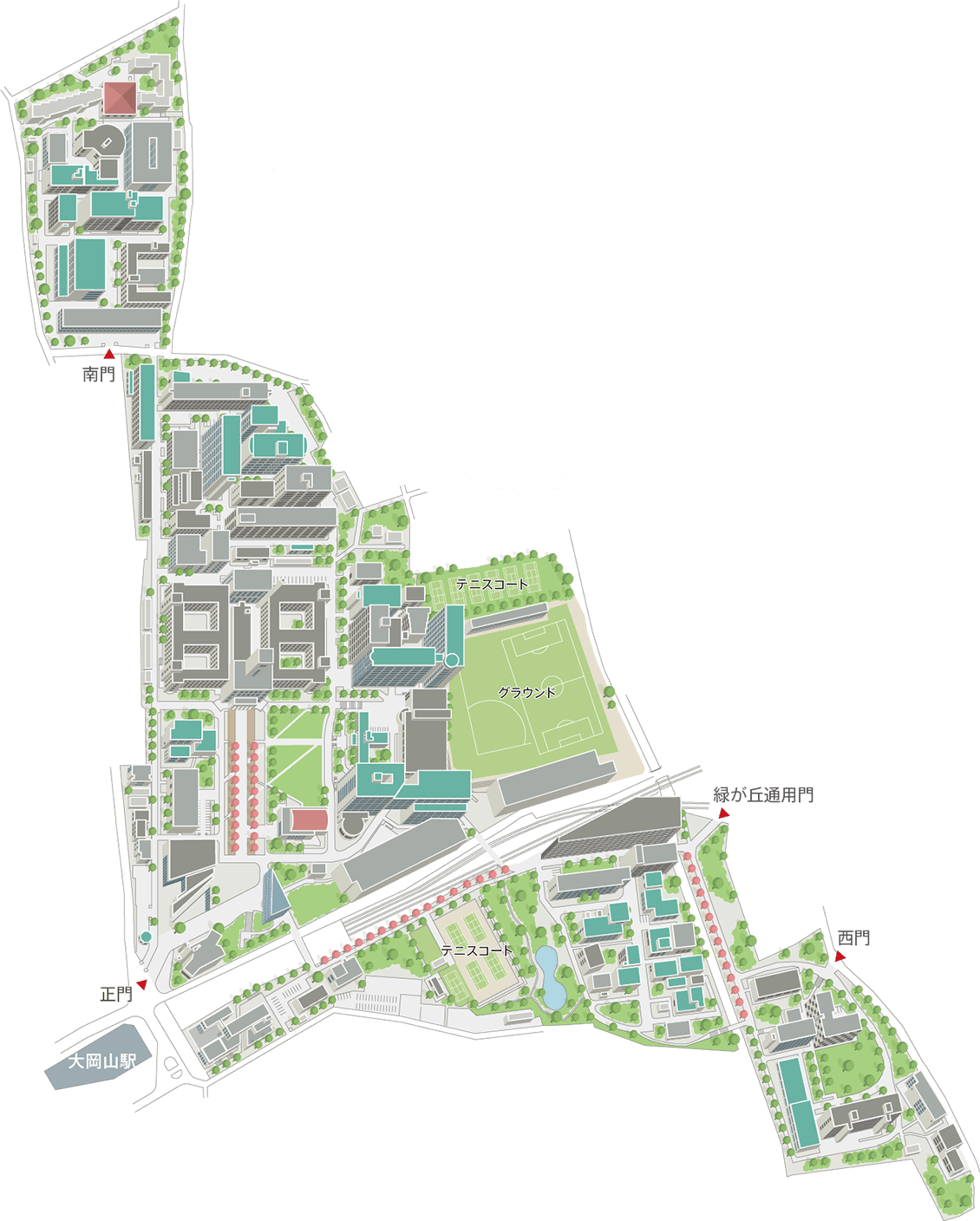 大岡山キャンパスマップ