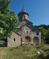 ジョージア共和国のキンツビシ修道院