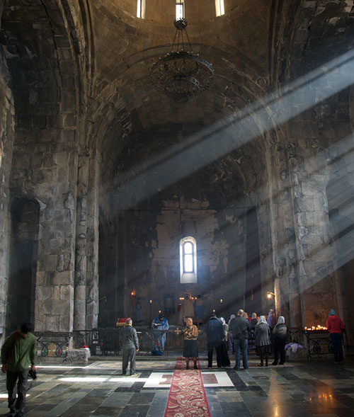 9世紀に創立されたアルメニア共和国のタテヴ修道院